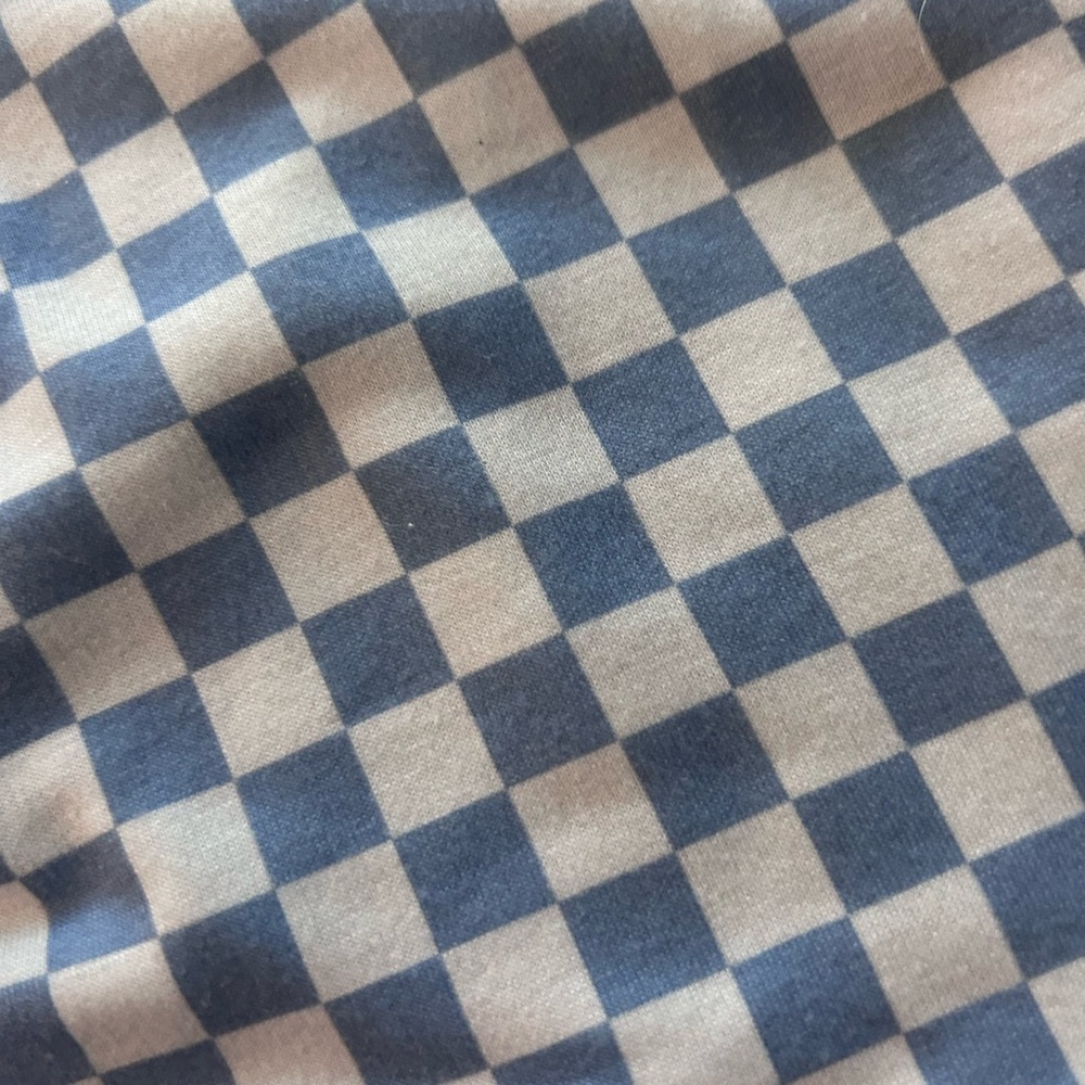 Blue Checkered Sweatshirt & Shorts Womens Set
Size S - Picture 4 of 6